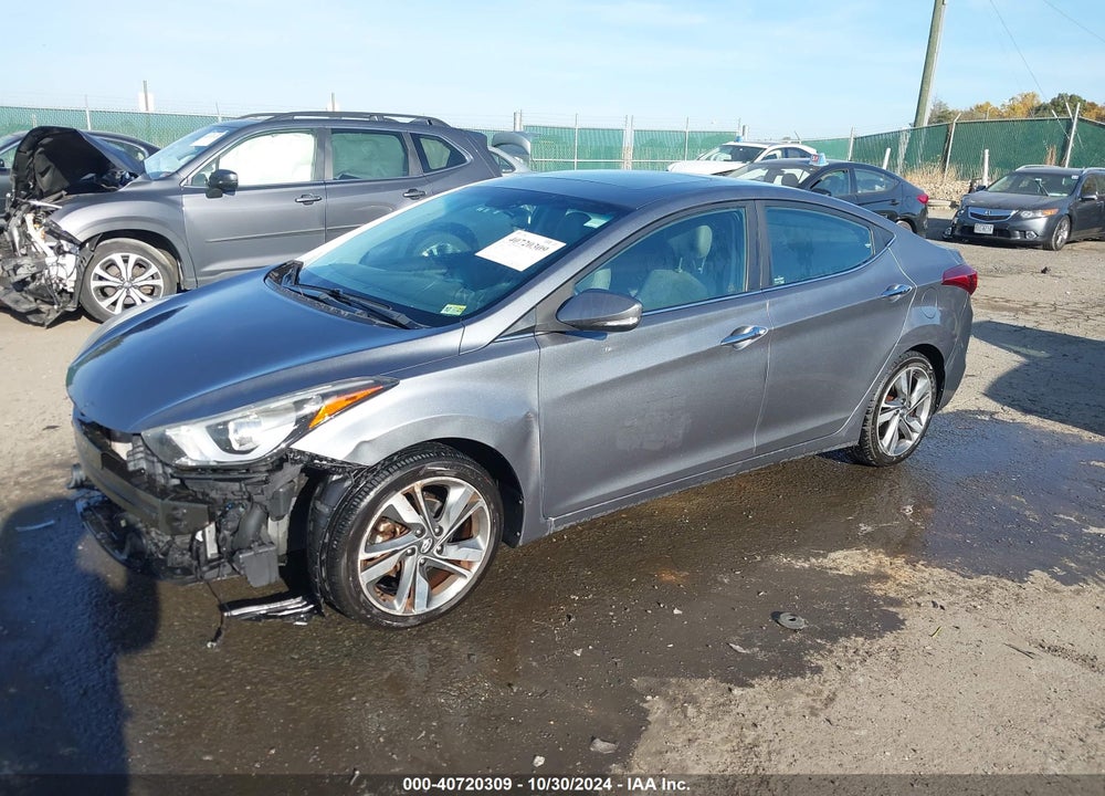 2016 HYUNDAI ELANTRA LIMITED VIN: KMHDH4AE2GU597856