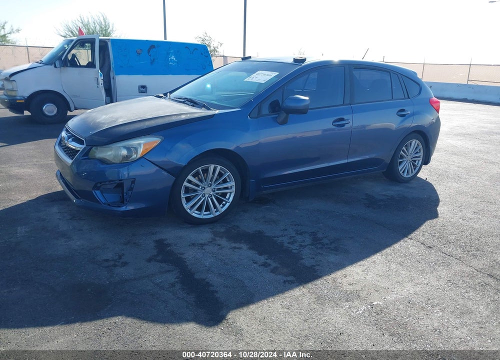 2012 SUBARU IMPREZA 2.0I PREMIUM VIN: JF1GPAD65CH209650