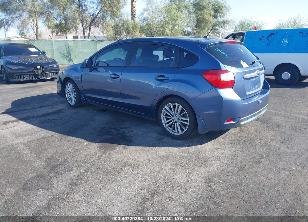 2012 SUBARU IMPREZA 2.0I PREMIUM VIN: JF1GPAD65CH209650