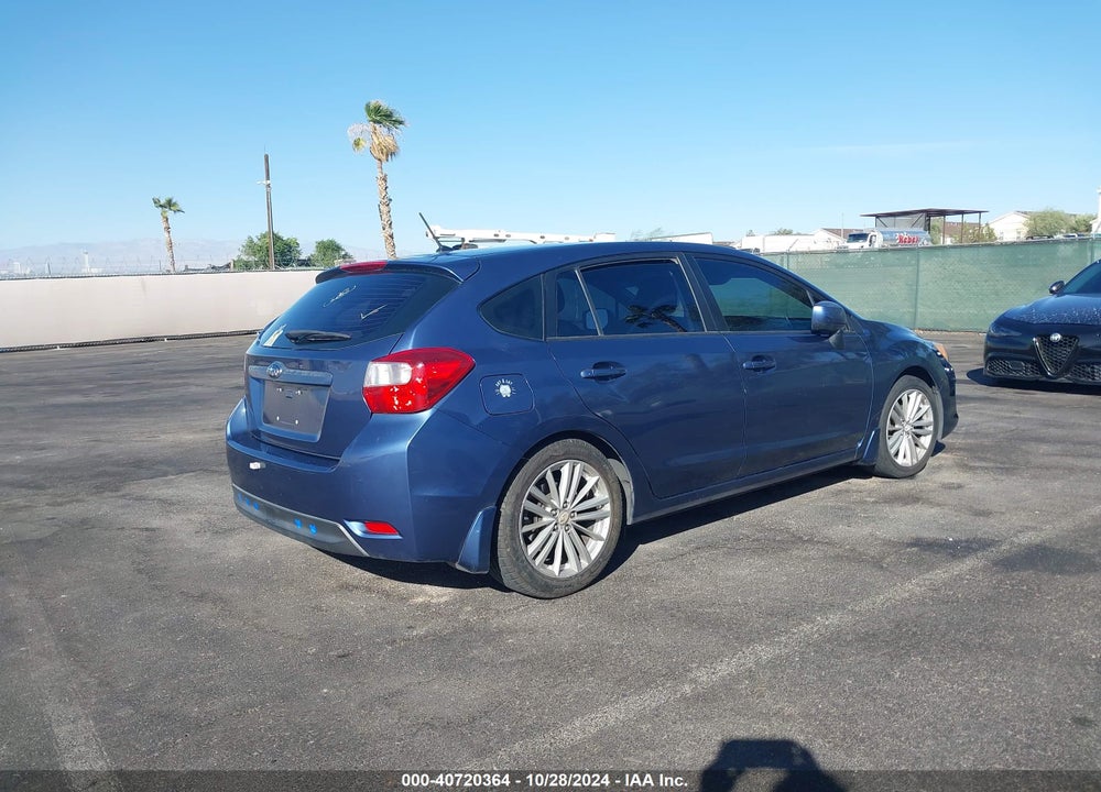 2012 SUBARU IMPREZA 2.0I PREMIUM VIN: JF1GPAD65CH209650