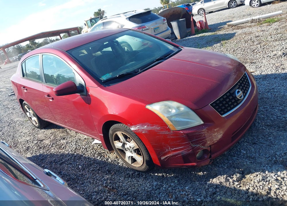 2008 NISSAN SENTRA 2.0S VIN: 3N1AB61E58L764780