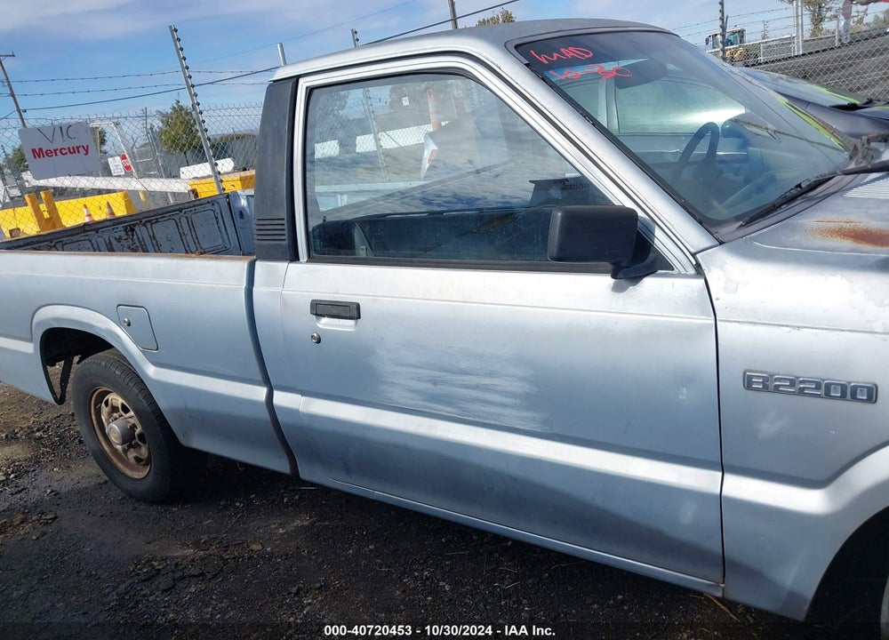 1989 MAZDA B2200 SHORT BED VIN: JM2UF1131K0757406