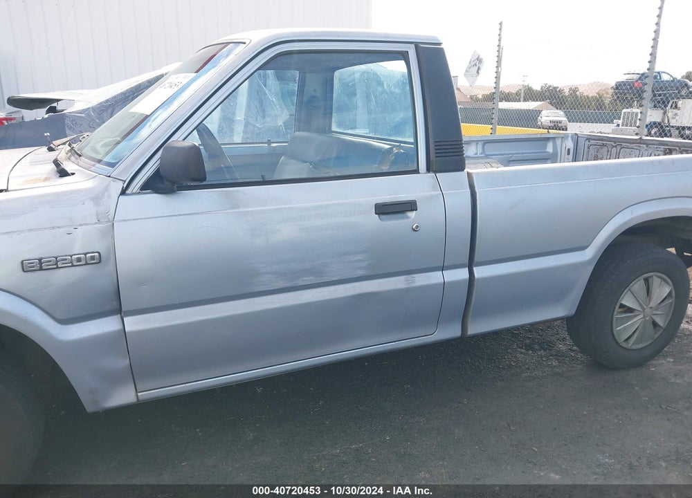 1989 MAZDA B2200 SHORT BED VIN: JM2UF1131K0757406
