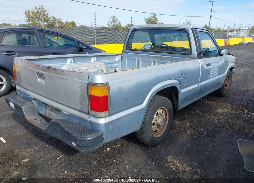 1989 MAZDA B2200 SHORT BED VIN: JM2UF1131K0757406