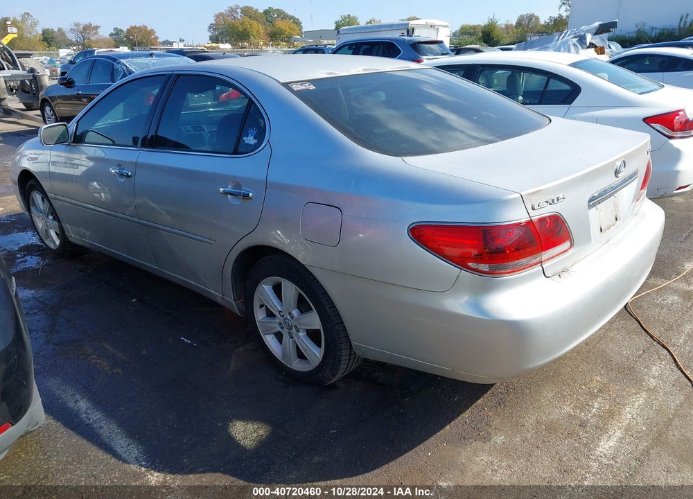 2005 LEXUS ES 330 VIN: JTHBA30G755115255