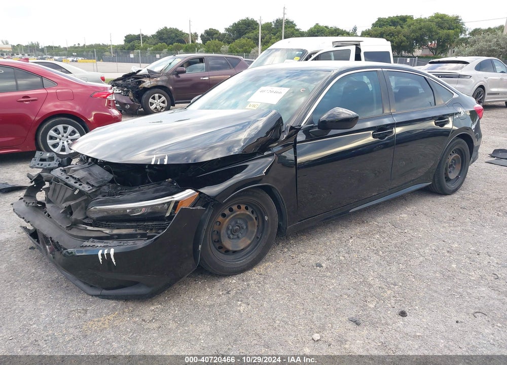 2022 HONDA CIVIC LX VIN: 2HGFE2F24NH553819