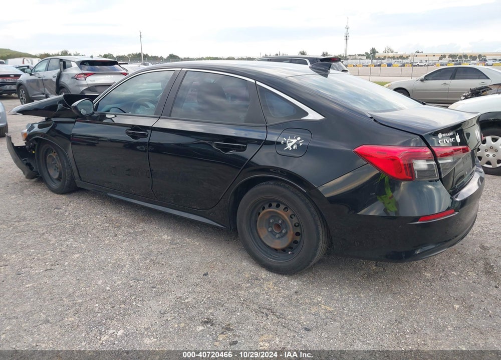 2022 HONDA CIVIC LX VIN: 2HGFE2F24NH553819