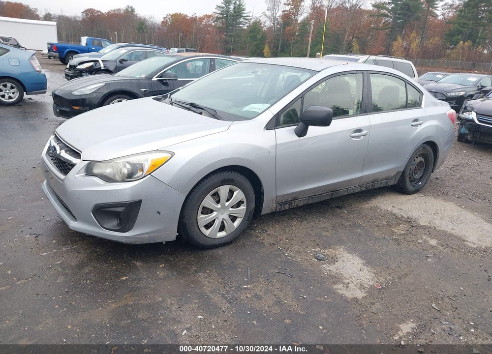 2013 SUBARU IMPREZA 2.0I VIN: JF1GJAA68DH009062