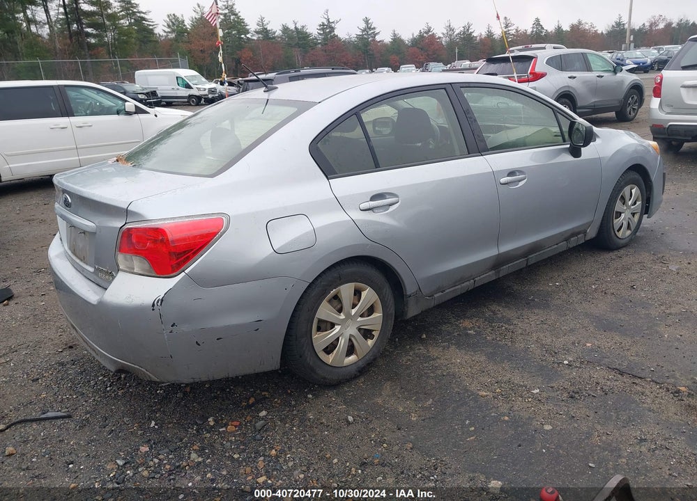 2013 SUBARU IMPREZA 2.0I VIN: JF1GJAA68DH009062