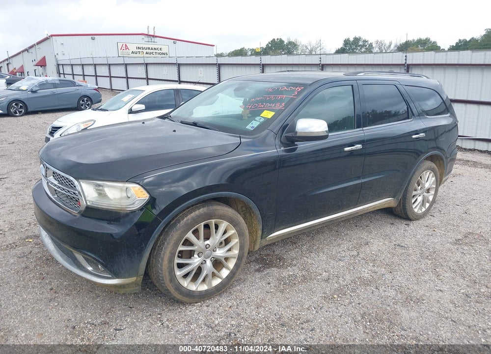 2017 DODGE DURANGO SXT RWD VIN: 1C4RDHAG1HC690115