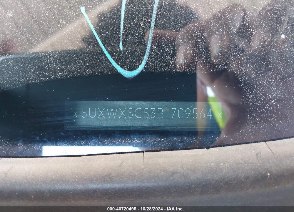 2011 BMW X3 XDRIVE28I VIN: 5UXWX5C53BL709564