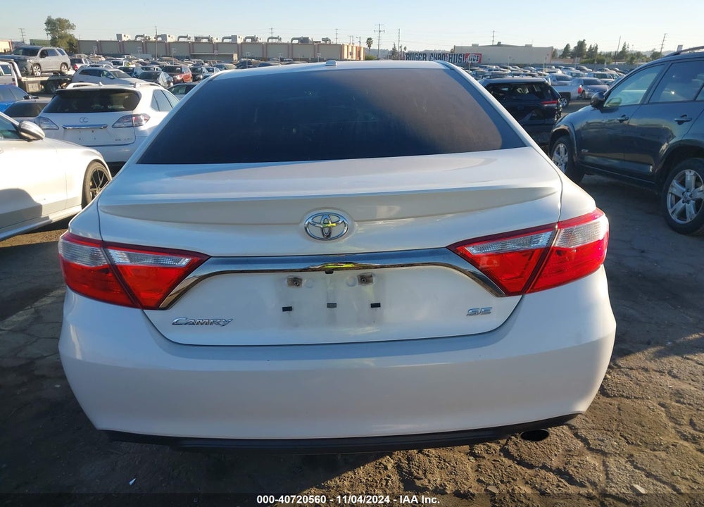 2016 TOYOTA CAMRY SE VIN: 4T1BF1FK0GU131398