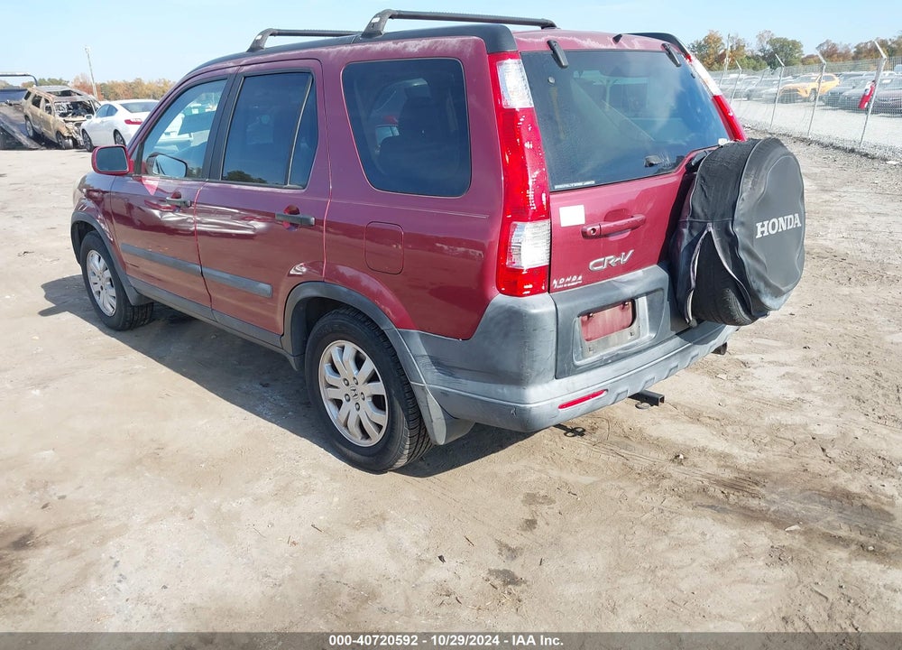 2006 HONDA CR-V EX VIN: SHSRD78826U405116