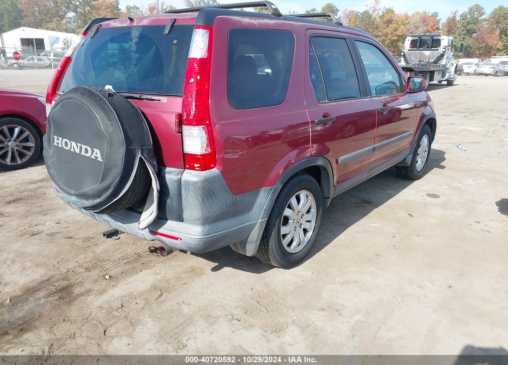 2006 HONDA CR-V EX VIN: SHSRD78826U405116