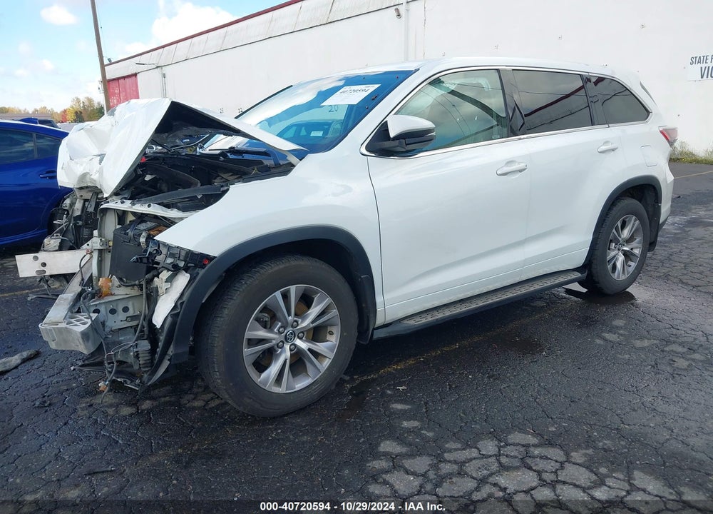 2016 TOYOTA HIGHLANDER LE/LE PLUS VIN: 5TDBKRFH3GS338827