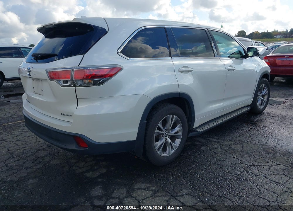 2016 TOYOTA HIGHLANDER LE/LE PLUS VIN: 5TDBKRFH3GS338827