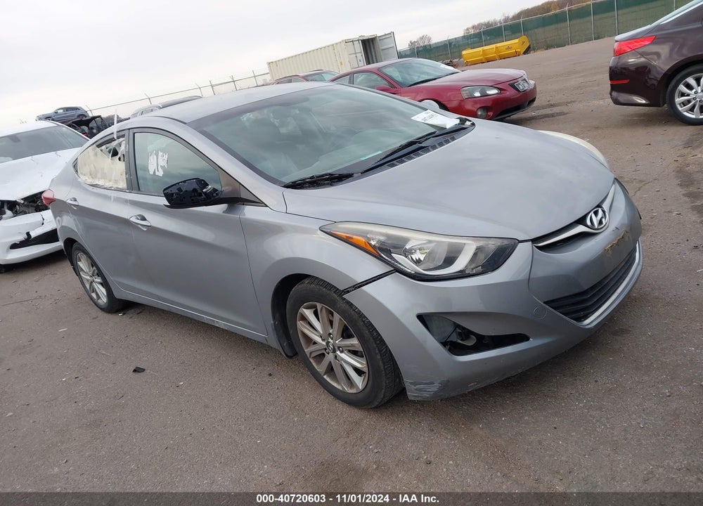 2015 HYUNDAI ELANTRA SE VIN: KMHDH4AE6FU250142