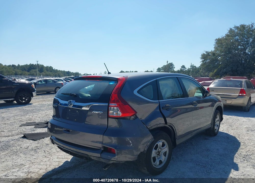 2016 HONDA CR-V LX VIN: 5J6RM4H34GL115656