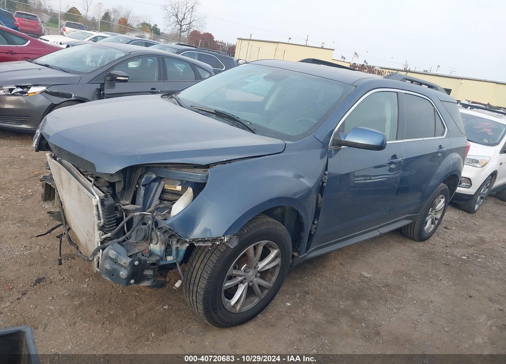 2017 CHEVROLET EQUINOX LT VIN: 2GNFLFE33H6222761