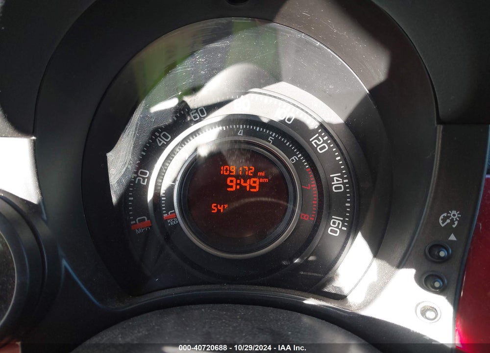 2013 FIAT 500 ABARTH VIN: 3C3CFFFHXDT661219