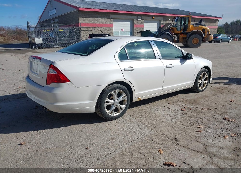 2012 FORD FUSION SE VIN: 3FAHP0HAXCR234149