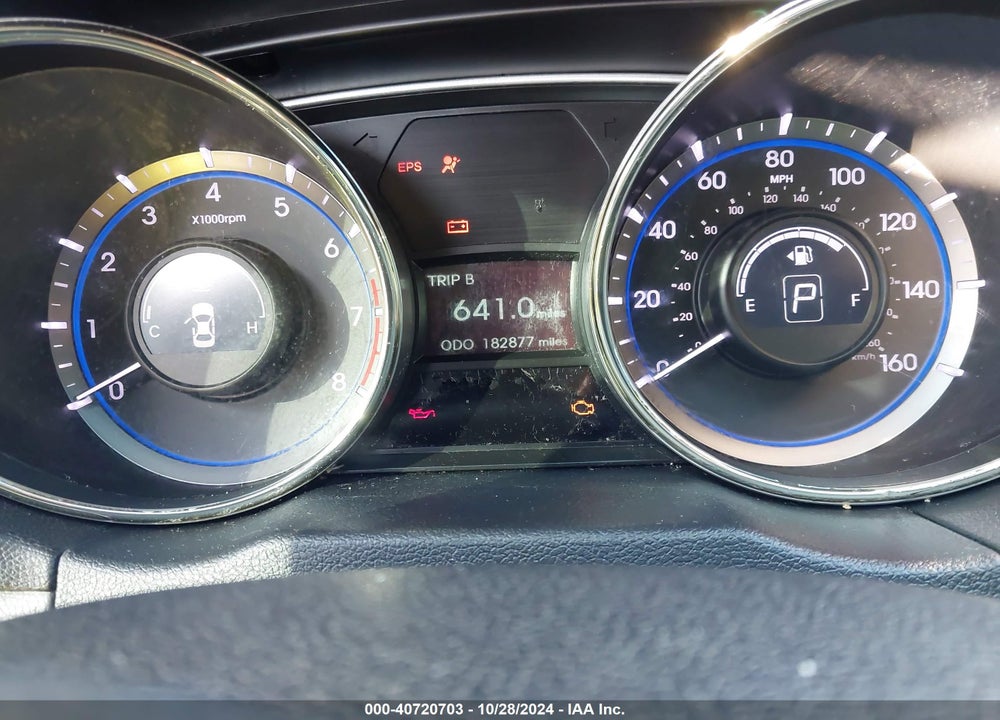 2012 HYUNDAI SONATA GLS VIN: 5NPEB4AC8CH378137
