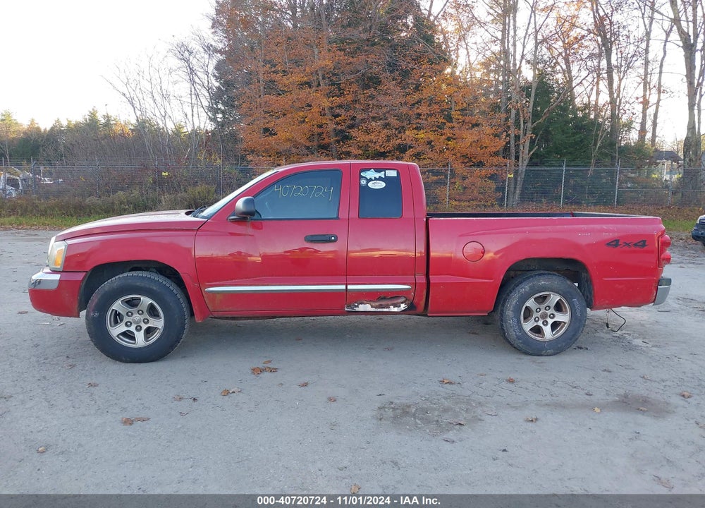 2005 DODGE DAKOTA LARAMIE VIN: 1D7HW52K45S204542