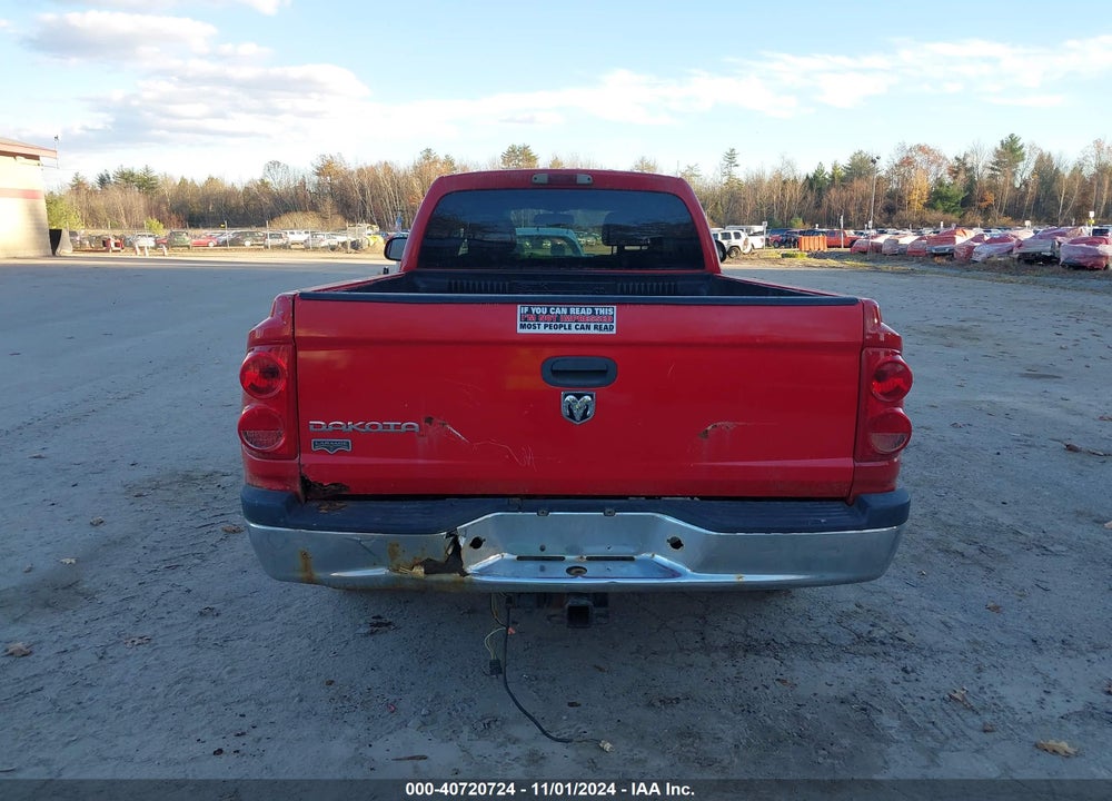 2005 DODGE DAKOTA LARAMIE VIN: 1D7HW52K45S204542