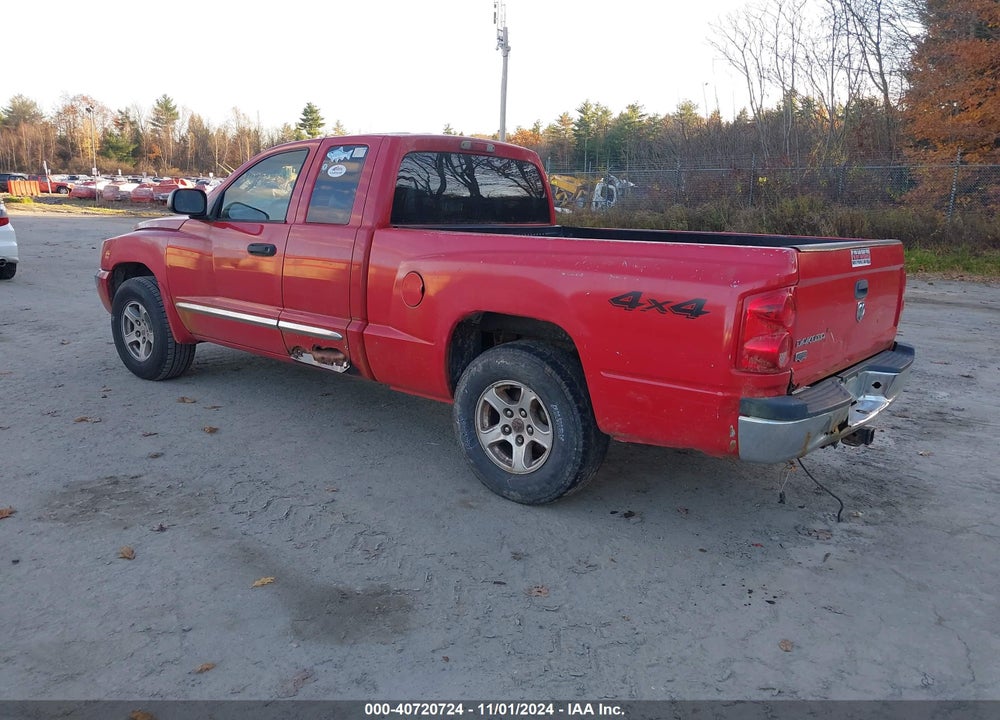 2005 DODGE DAKOTA LARAMIE VIN: 1D7HW52K45S204542