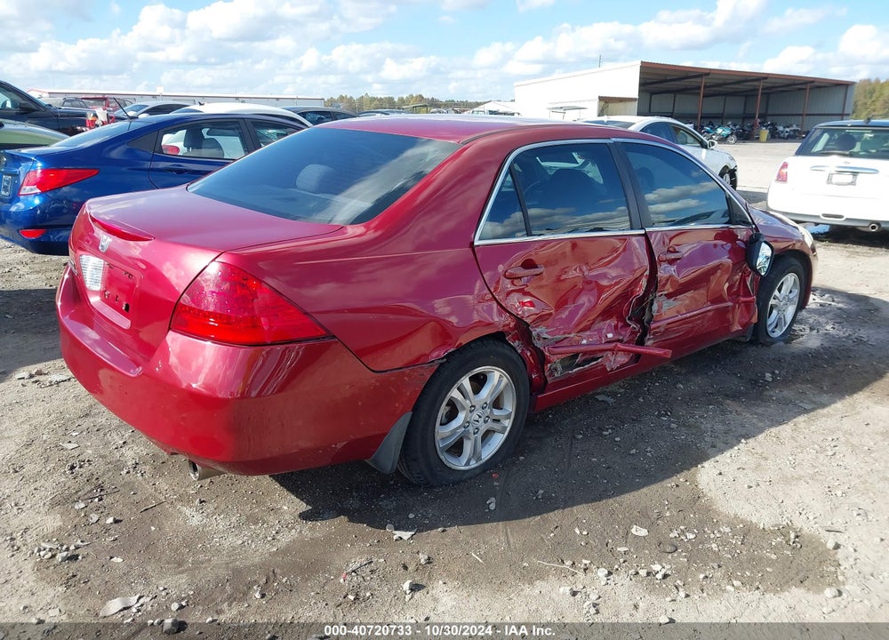 2007 HONDA ACCORD 2.4 EX VIN: 1HGCM56747A185923