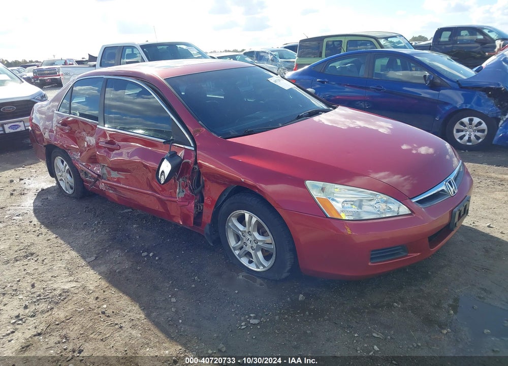 2007 HONDA ACCORD 2.4 EX VIN: 1HGCM56747A185923