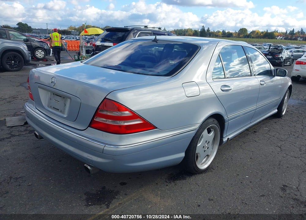 2001 MERCEDES-BENZ S 430 VIN: WDBNG70J71A203402
