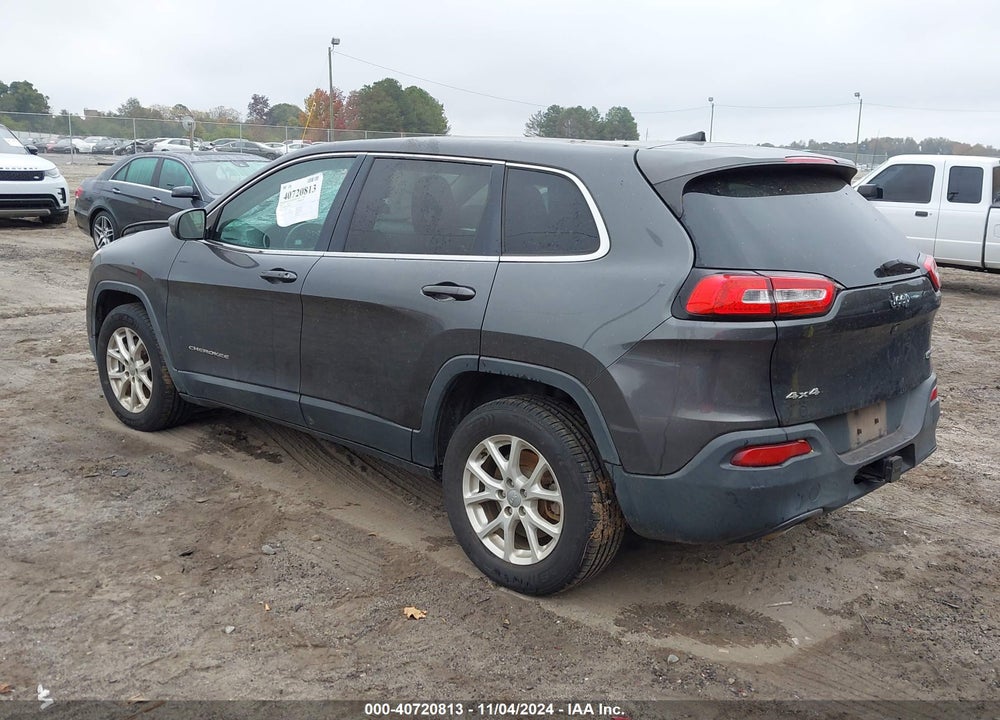 2016 JEEP CHEROKEE LATITUDE VIN: 1C4PJMCB7GW338227