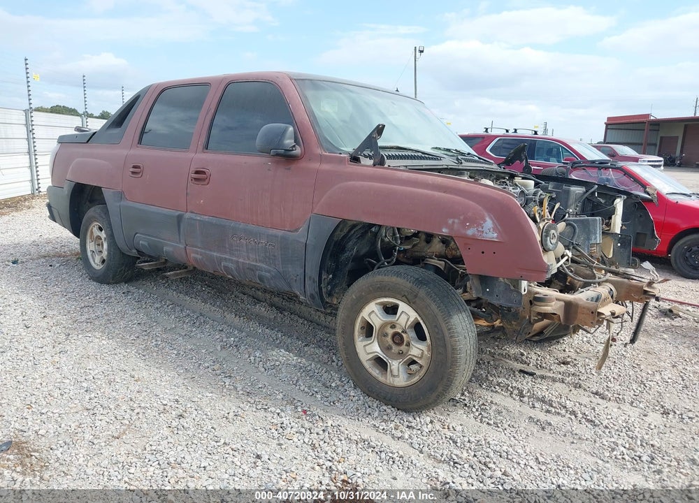 2002 CHEVROLET AVALANCHE 1500 VIN: 3GNEK13T52G267569