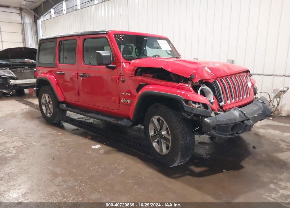 2020 JEEP WRANGLER UNLIMITED SAHARA 4X4 VIN: 1C4HJXENXLW279407