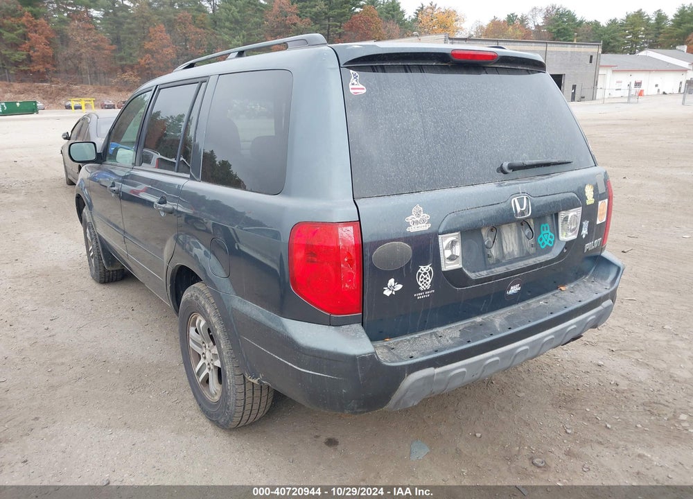 2005 HONDA PILOT EX VIN: 5FNYF18455B049704