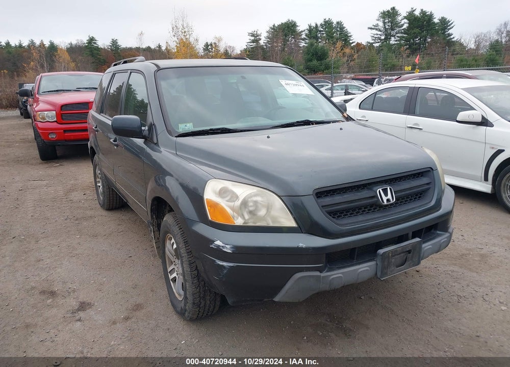 2005 HONDA PILOT EX VIN: 5FNYF18455B049704