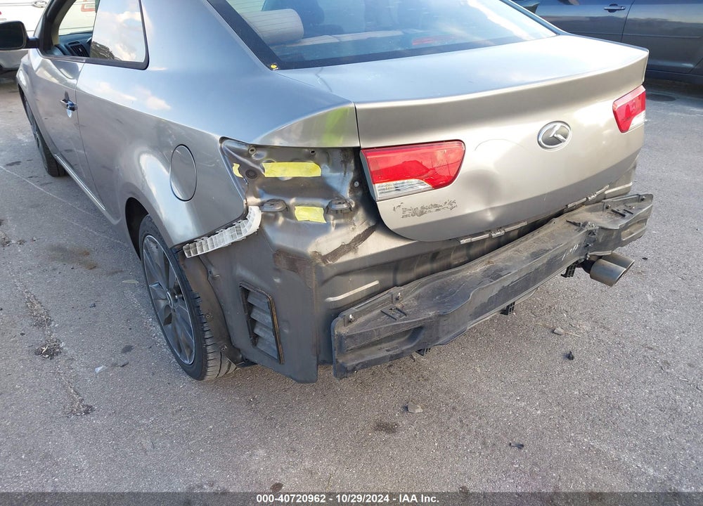 2012 KIA FORTE KOUP SX VIN: KNAFW6A30C5505772