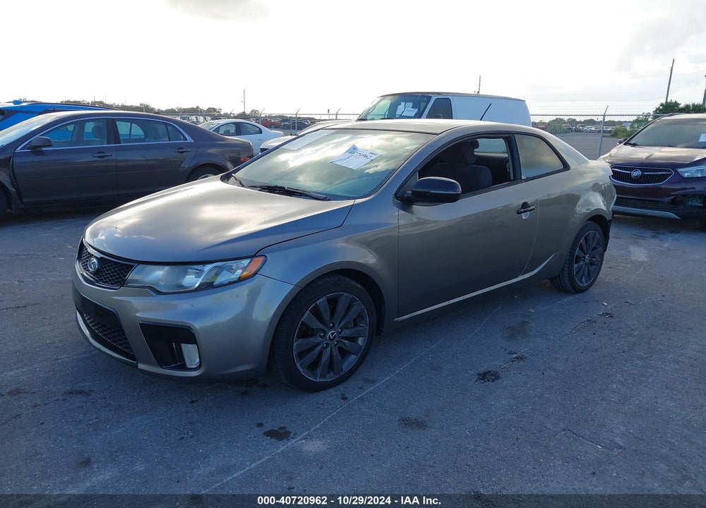 2012 KIA FORTE KOUP SX VIN: KNAFW6A30C5505772