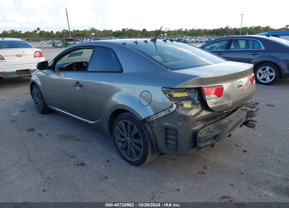 2012 KIA FORTE KOUP SX VIN: KNAFW6A30C5505772