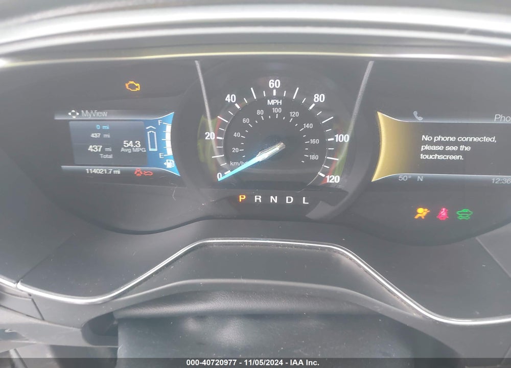 2014 FORD FUSION ENERGI TITANIUM VIN: 3FA6P0SU0ER112428