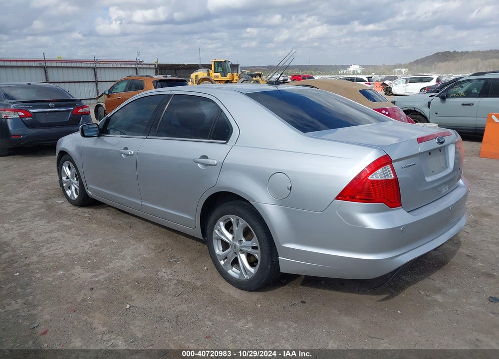 2012 FORD FUSION SE VIN: 3FAHP0HA2CR306624