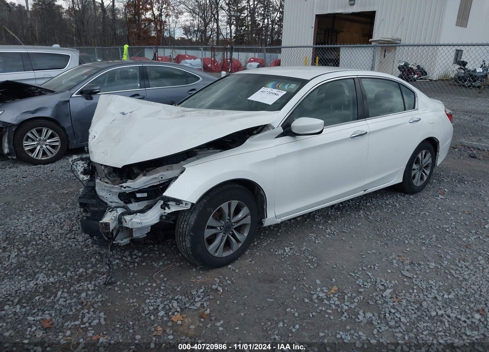 2013 HONDA ACCORD LX VIN: 1HGCR2F33DA279896