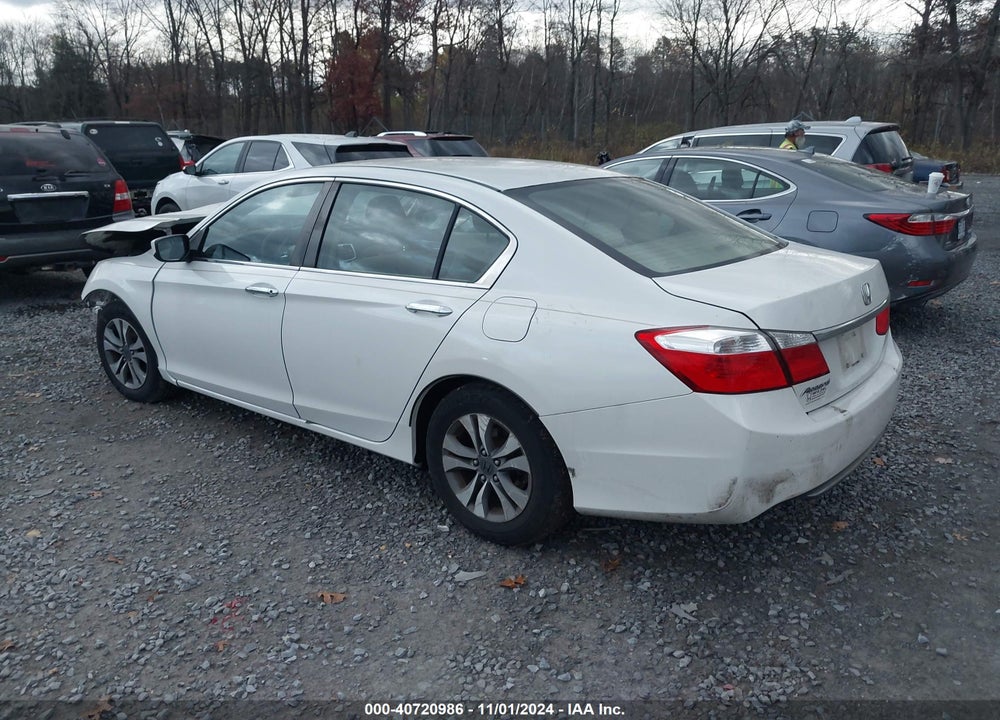 2013 HONDA ACCORD LX VIN: 1HGCR2F33DA279896