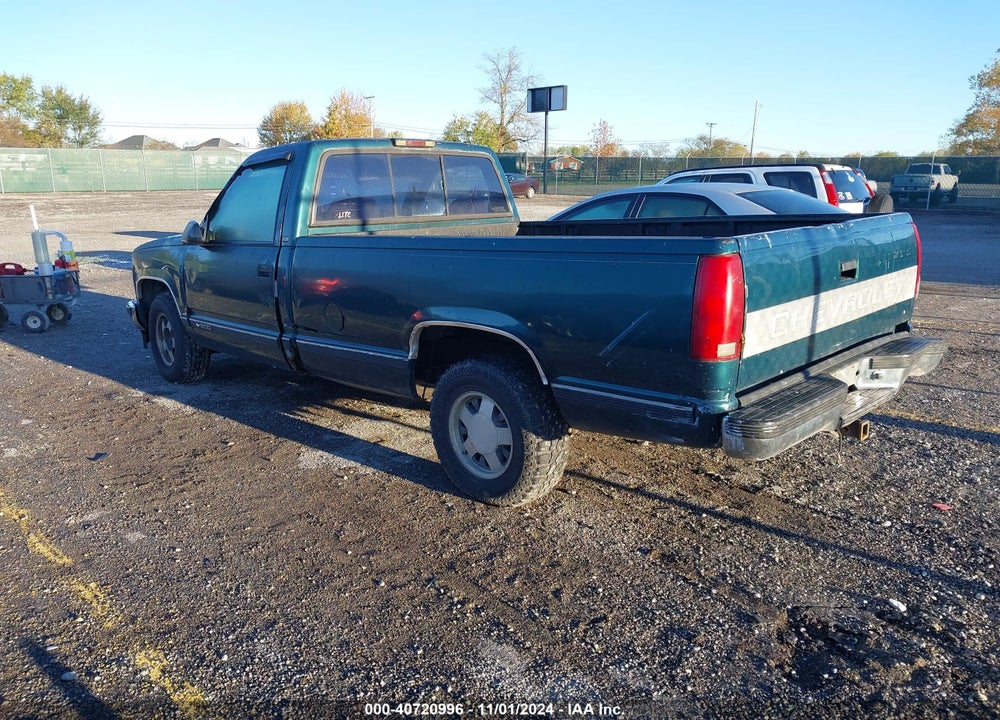 1997 CHEVROLET C1500 FLEETSIDE VIN: 1GCEC14W9VZ187694