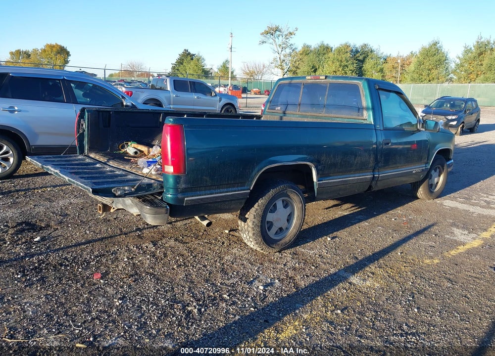 1997 CHEVROLET C1500 FLEETSIDE VIN: 1GCEC14W9VZ187694