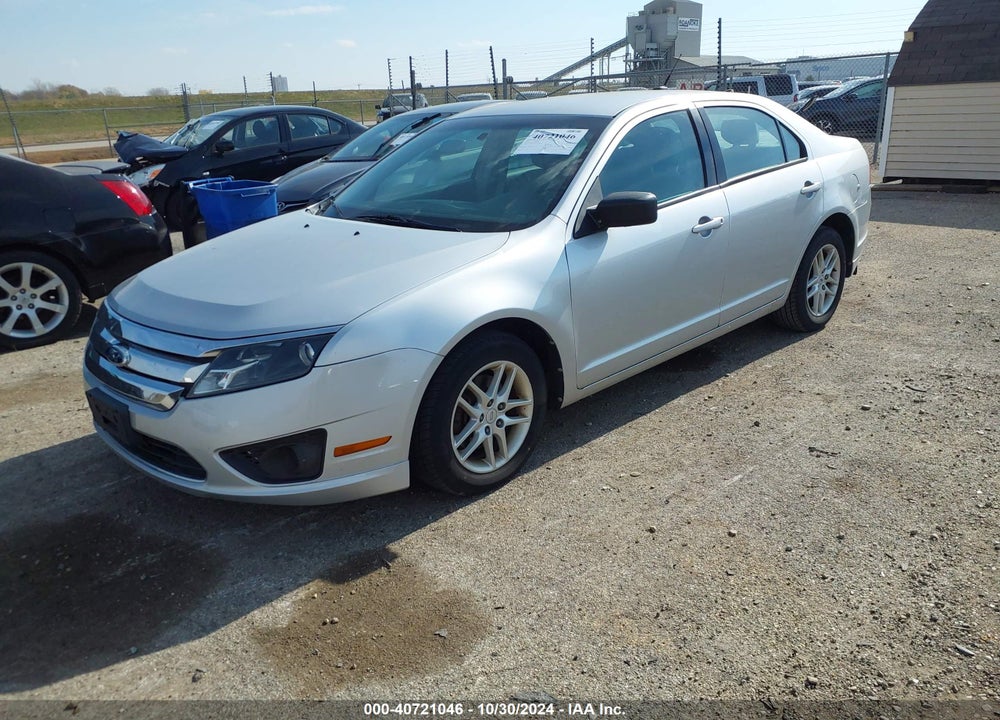 2012 FORD FUSION S VIN: 3FAHP0GA7CR229573