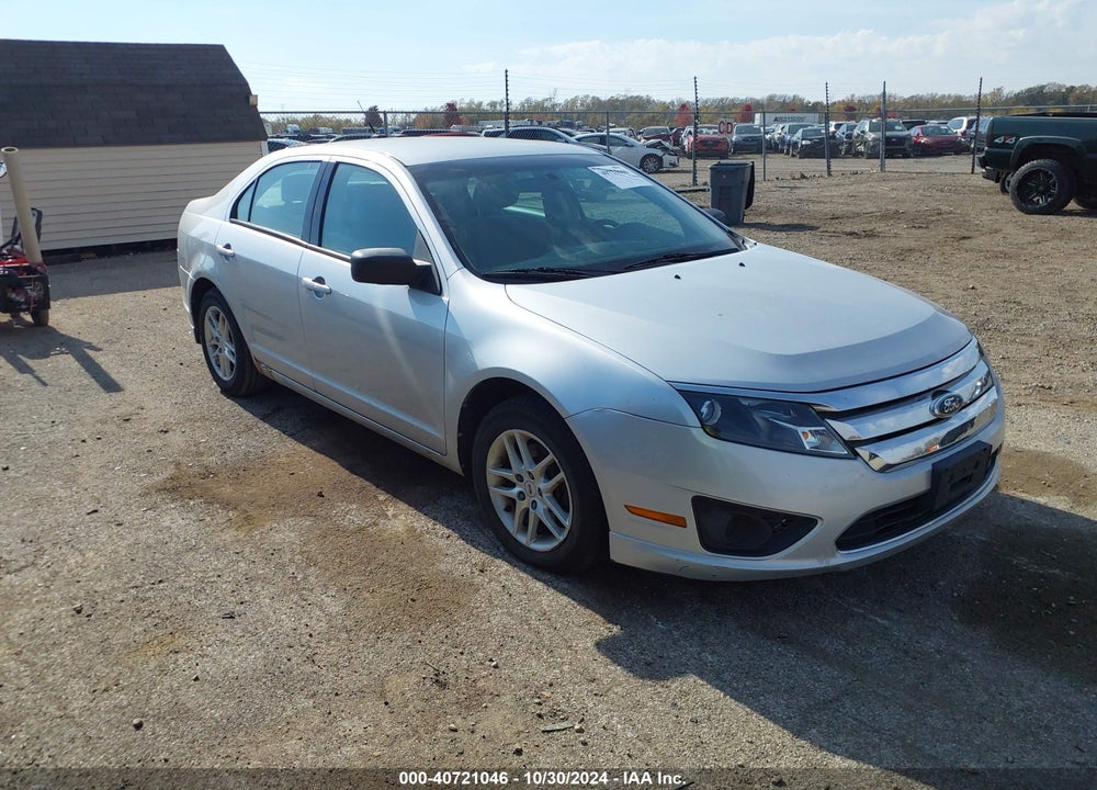 2012 FORD FUSION S VIN: 3FAHP0GA7CR229573