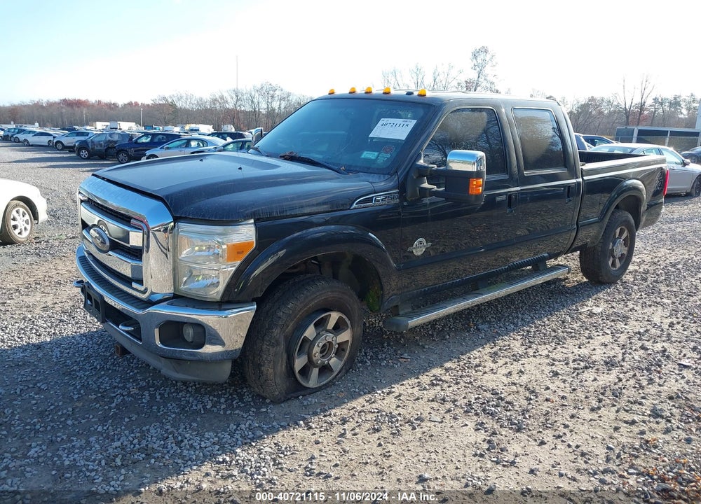 2011 FORD F-250 LARIAT VIN: 1FT7W2BTXBEA23498