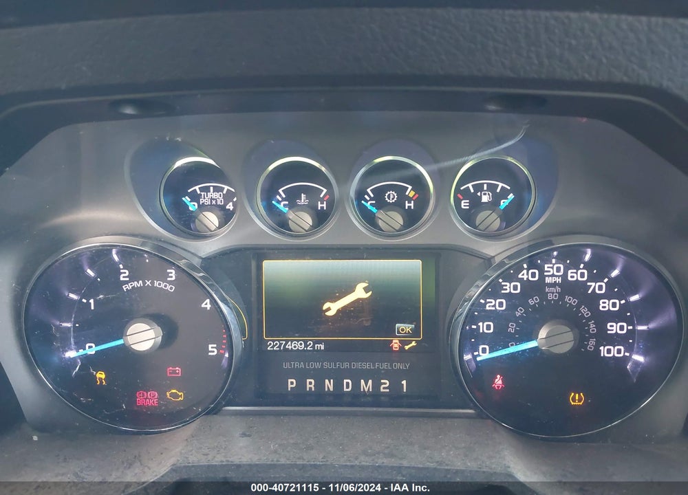 2011 FORD F-250 LARIAT VIN: 1FT7W2BTXBEA23498